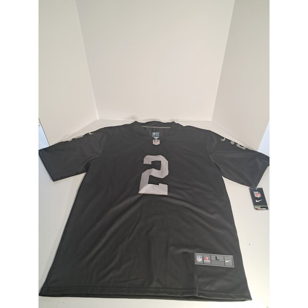 Las Vegas Raiders #2 Ashton Jeanty Black Team Game Jersey L